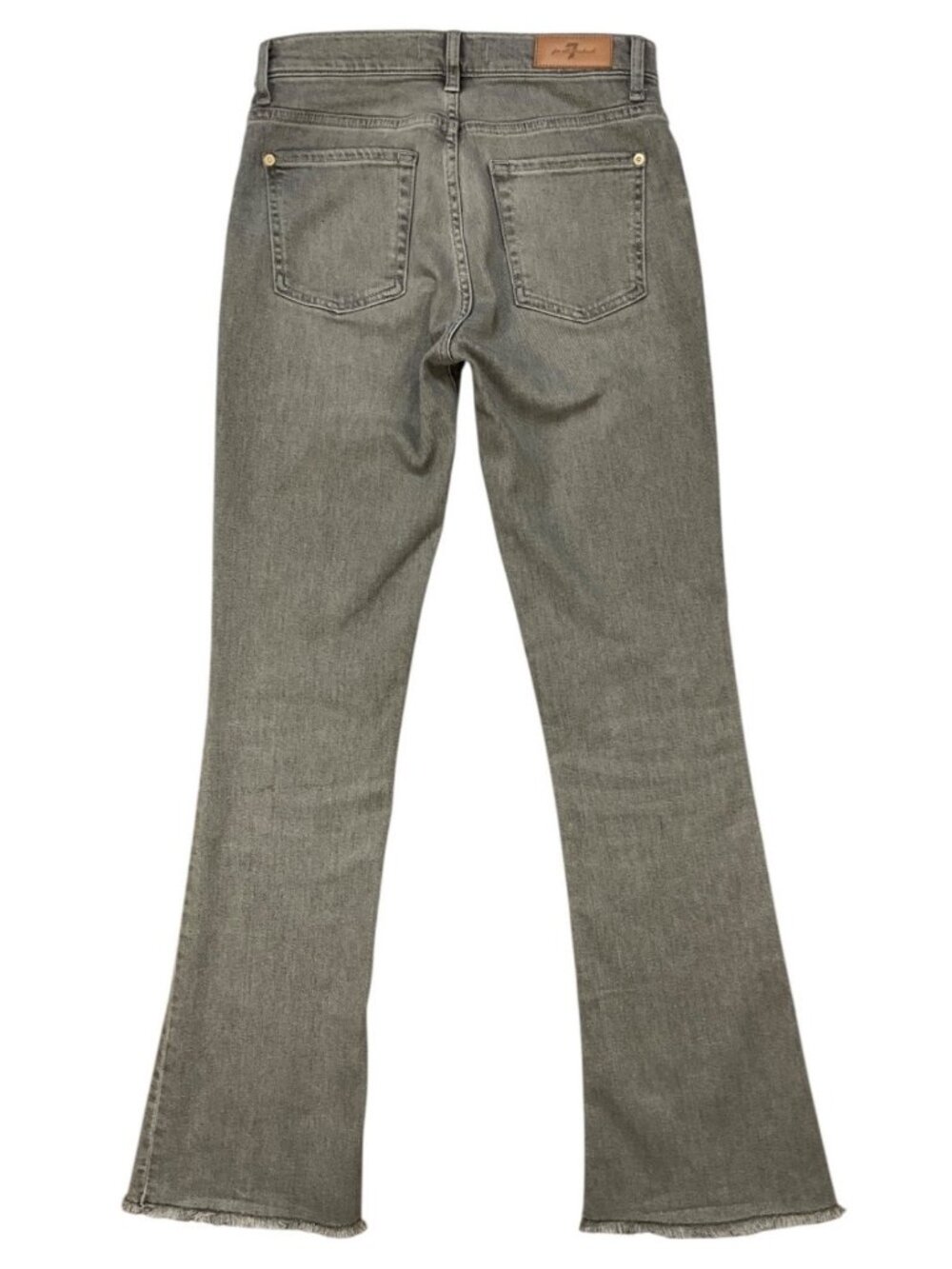 7 For All Mankind 7FAM Bootcut Mid Rise Jean 28 Gray - Picture 2 of 13